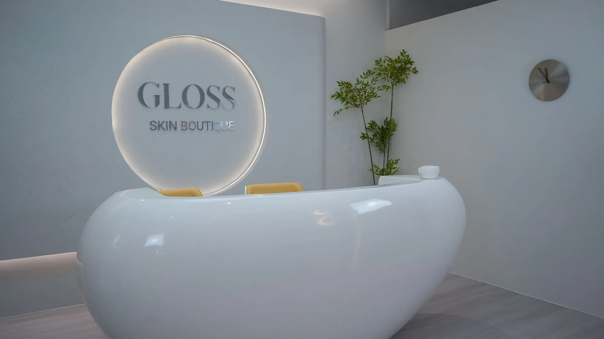 Gloss Skin Boutique Clinic Interior Singapore Background 1