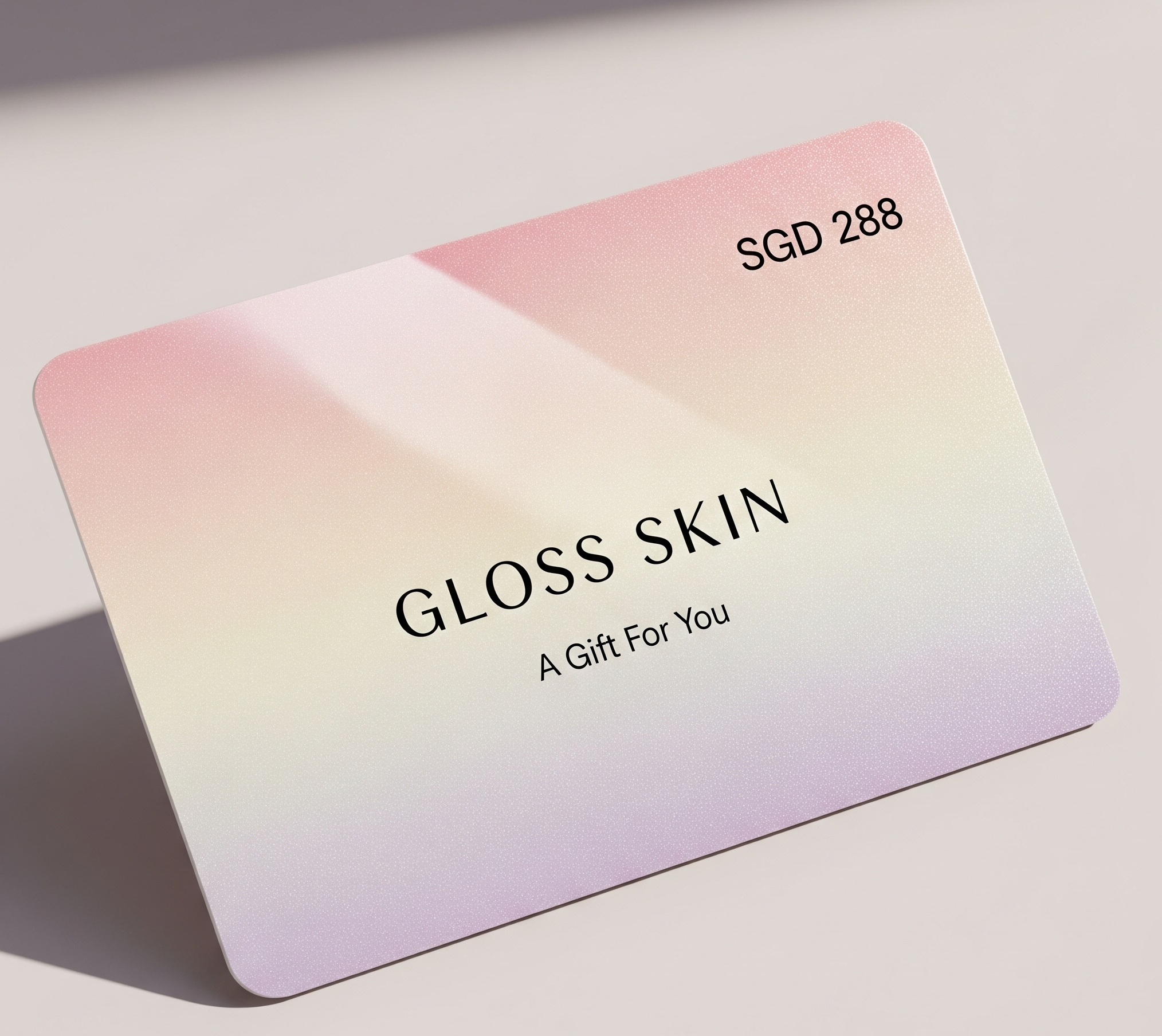 Promotional Gift card