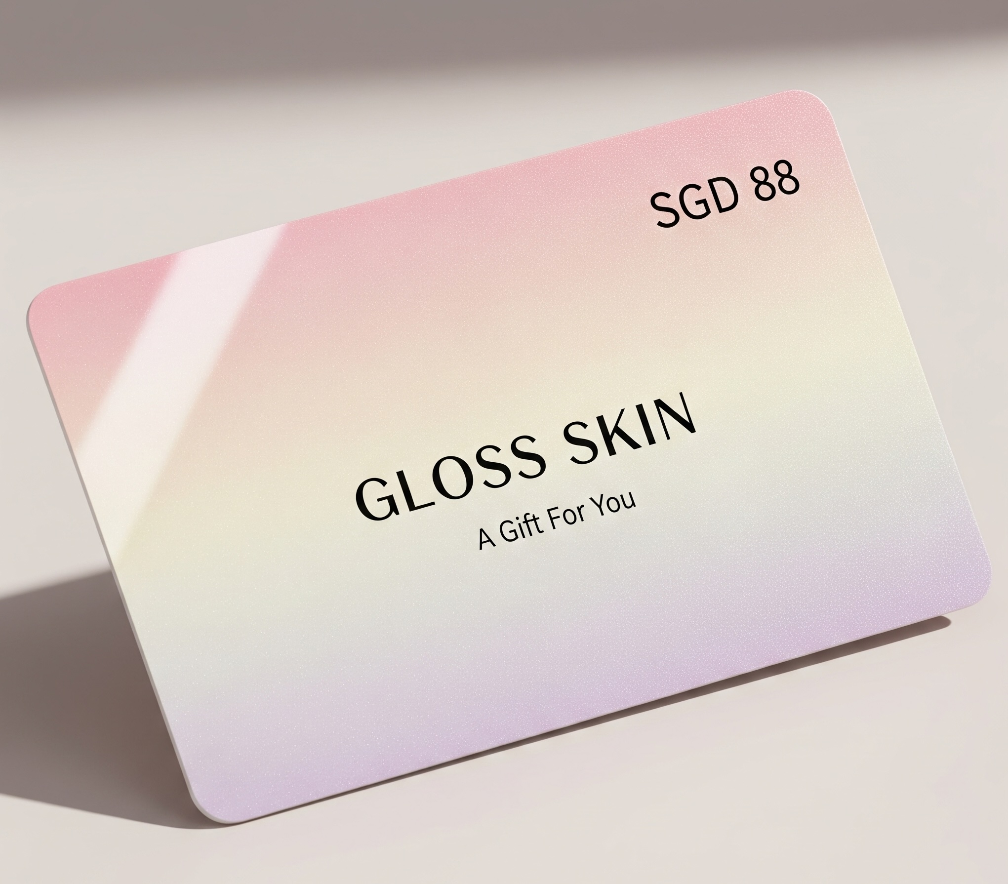 Promotional Gift card